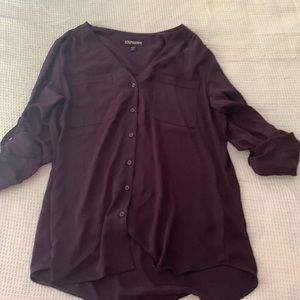Express collarless shirt
